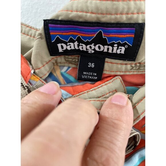 Patagonia Shorts Mens Bird of Paradise Wavefarer Boardshort Swim Trunks size 36 - Picture 3 of 5